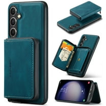 For Samsung Galaxy A54 5G Case, Detachable 2 in 1 PU Leather Zipper Wallet Case for Women Men with RFID Blocking Removable Card Holder Slot Magnetic Closure Shockproof Protective Phone Cover,Blue