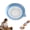 Blue, variant on Premium Ceramic Garlic Grater Plate - New Gradient Ceramic Grinding Dish with Spout - Ginger Grater for Cheese, Chocolate, Fruits & Vegetables - Non-Slip Kitchen Grinder Tool