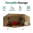 thumbnail image 6 of Little Cottage Co. 10x18 Value Workshop Shed with Operable Windows and Floor, Outdoor Wood Storage Do-It-Yourself Precut Kit, 6 of 14