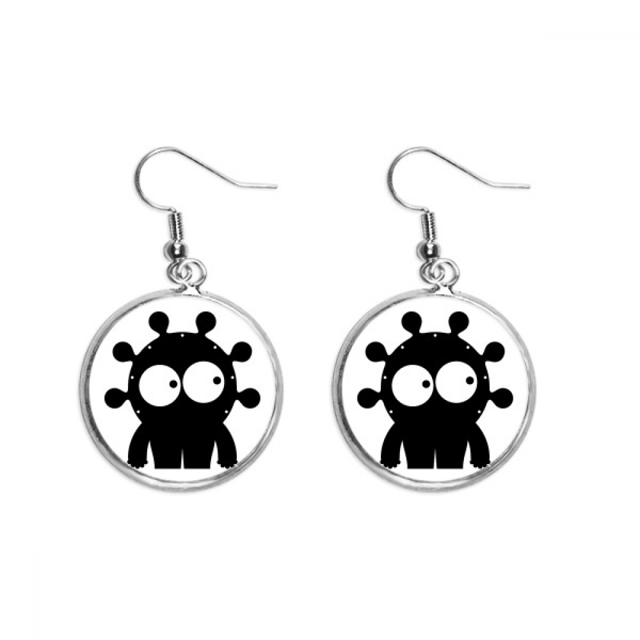 El universo Alien y monstruo alienígena Pendientes pendientes de plata colgantes joyas señora Unbranded M