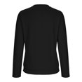 thumbnail image 7 of Lixiuxyad Women Long Sleeve Open Front Cardigan Knit Button Up Cardigan with Pockets Fall Outfits,Black, 7 of 7