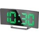 thumbnail image 2 of Digital Silent Non-Ticking Alarm Clock for Bedrooms, 7'Large LED Mirror Screen, 2 Brightness Mode, 12/24H, Temperature, Date, Night Light, Snooze, US, 2 of 5