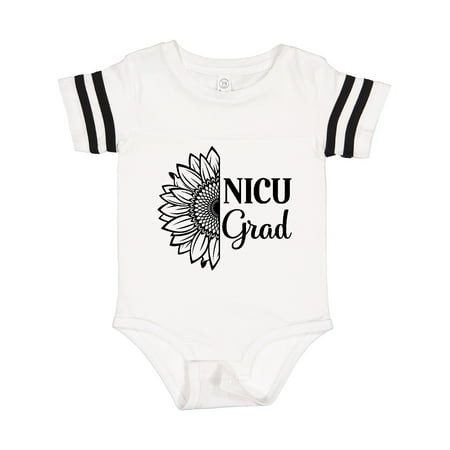 

Inktastic NICU Grad Baby Girl Sunflower Gift Baby Girl Bodysuit
