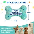 thumbnail image 4 of Prime Pets Dog Birthday Toys, Plush Dog Squeaky Toys, Dog Chew Toys Bone for Small Medium Large Dogs, 4 of 8