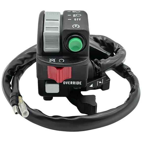 Left Handlebar Switch Start Stop Headlight for Kawasaki  KFX700 Prairie 360 300 400 KVF360 KVF300 KVF400