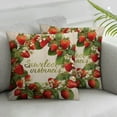 thumbnail image 2 of COMIO  Fall Pillow Covers Strawberry Throw Cushion CoverThanksgiving Pillow Cases Autumn for Home Office Bedroom Couch Car Decoration, 2pc, 2 of 6