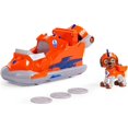 thumbnail image 1 of Original PAW Patrol New Rescue Knights Chase Marshall Rubble Skye Rocky coche de juguete transformador con figura de acción coleccionable, 1 of 4