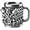 V6 Large, variant on V8 Engines Stainless Steel Cup, 15 oz V8/V6 Engine Coffee Mug, Creative Car Engine Coffee Cup with Insulated Handle,Unique Gift for Car Enthusiasts (V8, Small)