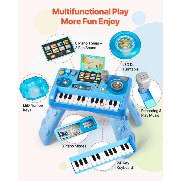 KFFKFF Baby DJ Playset, Interactive Musical Table photo 3