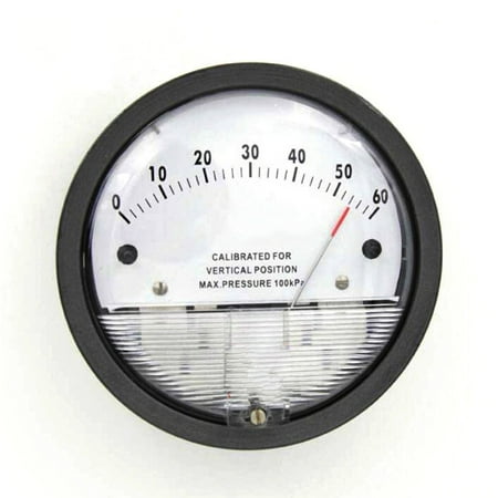 

1/8 NPT Air Differential pressure Gauge Vacuum Manometer micro pressure gauge Measuring range 30pa~750pa 1KPA~5KPA -30+30pa