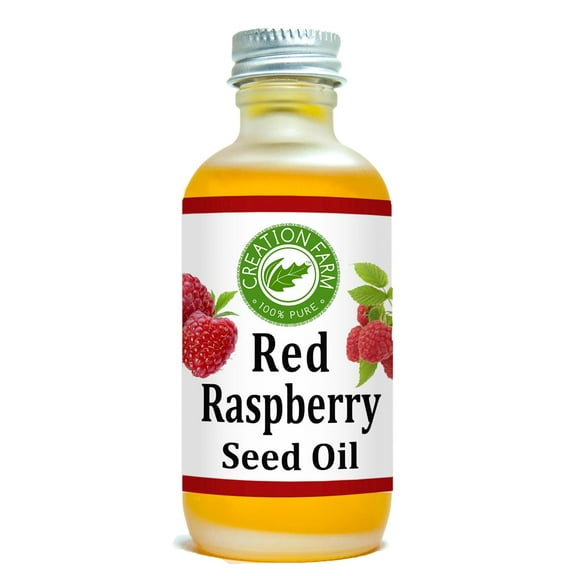 Red Raspberry Seed Oil 2 Oz - Virgin Cold Pressed Red Raspberry Oil 2 Oz de Aceite de Semilla de Frambuesa Roja - Prensado en Fro Virgen Aceite de Frambuesa Rojo