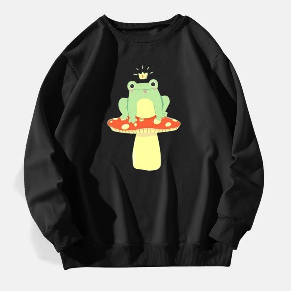 Black Friday TIMIFIS Womens Tops Womens Crewneck Sweatshirt Casual Cute Christmas Long Sleeve Loose Fitting Fall Tops T Shirt Womens Fall Fashion 2022