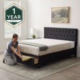 thumbnail image 5 of Rest Haven Jasper Upholstered Platform Bed with Drawers, Full, Black, 5 of 7