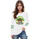 thumbnail image 3 of Blusas y camisas de manga larga con cuello redondo, moda del Día de San Patricio, blusa informal con estampado bonito de manga larga para niños y niñas., 3 of 5