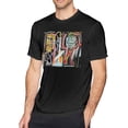 thumbnail image 5 of Jean Michel Basquiat Men's T Shirt Cotton Tee Basic Short Sleeve Crewneck Shirt Tops Black, 5 of 5