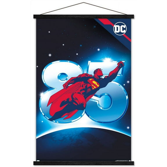 DC Comics Superman 85th Wall Poster with Magnetic Frame, 22.375" x 34"