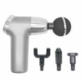 thumbnail image 1 of Mini Massage Gun, Handheld Muscle Massagers for for Back Leg Body Deep Tissue Massage, w/ Suitcase, 4 Massage Heads 20 Speed, 1 of 1