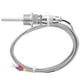 thumbnail image 1 of Sensor de temperatura tipo K RTD Sonda de temperatura termopar de acero inoxidable 1/2 NPT Conector desmontable de 3 pines con cable de 2 m / 6,6 pies, 1 of 10