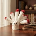 thumbnail image 6 of vlrwzc Cute Plush Nine-Tailed Fox Handmade Soft Fox Plushy Doll Exquisite Foxes Plush Figure Home Decorations for Adults, 6 of 7