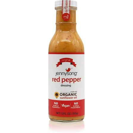 JENNYSONG - Original Red Pepper Dressing 12FO ( Pack of 6)