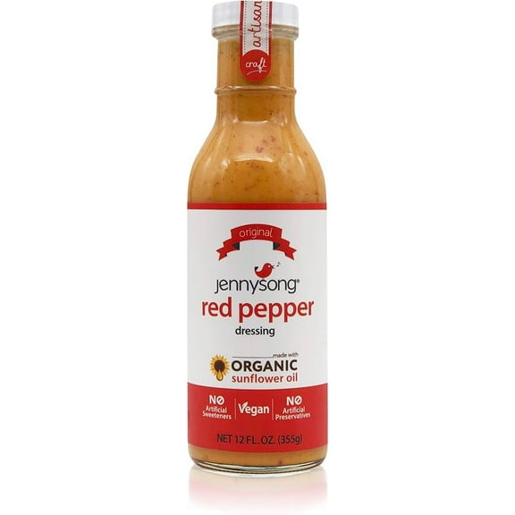 JENNYSONG - Original Red Pepper Dressing 12FO ( Pack of 6)
