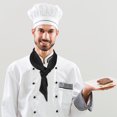 thumbnail image 4 of IDEANATEGRATE 2Ud Pañuelo Para Chef En Cocina Negro Para Trabajo En Catering, 4 of 7