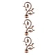 thumbnail image 1 of Tapa de barra de cortina romana de 28 mm Bearachild Bronce rojo Tipo 1, 1 of 6