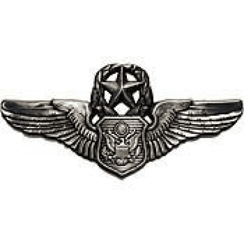 Metal Lapel Pin US Air Force Wings Pin USAF Master Aircrew Officer