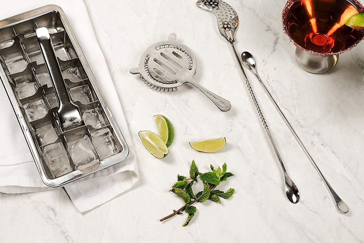 18/8 Stainless Steel # ICE001 18 Slot Ice Cube Tray