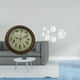 thumbnail image 2 of Elegante Reloj Redondo Con Canto De Pájaros Y Espejo Acrílico Extraíble Con Forma De Pez, Ideal Para Decorar La Pared Del Comedor, Bodas Y Como Fondo De TV., 2 of 7