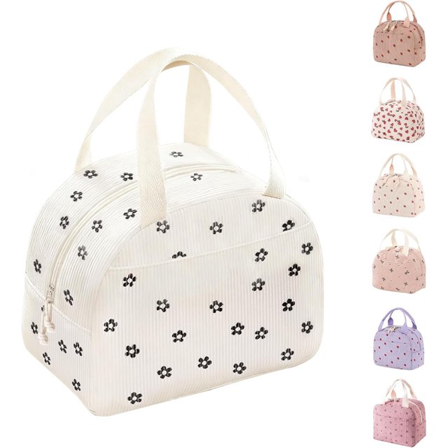 Bolsa de almuerzo para mujer, bolsa térmica aislada, bolsa de almuerzo, bolsa de almuerzo para adultos, niños, bolsa de almuerzo, bolsa de transporte, bolsa de almuerzo para niñas lindas para