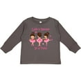 thumbnail image 3 of Inktastic Life's Better in a Tutu Ks Girls Long Sleeve Toddler T-Shirt, 3 of 5