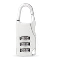 thumbnail image 3 of serony 2pcs 3 Digit Combination Password Lock Alloy Security Lock Suitcase Luggage Coded Lock Cabinet Locker Padlock, 3 of 8