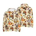 thumbnail image 6 of Bingfone Autumn Vintage Men's Drawstring Hoodie Long Sleeve Pocket Sweatshirts-X-Large, 6 of 6
