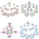 thumbnail image 5 of Juego de té en miniatura para niñas, juego de té, muebles para casa de muñecas, 15 piezas, tazas de porcelana a escala 1:12, vajilla con flores, teteras decorativas para cocina, 5 of 5