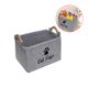 thumbnail image 4 of Caja De Juguetes Para Perros Cesta De Almacenamiento De Juguetes Para Perros Plegable Contenedor De Juguetes Para Perros Decorativo Con Mango De Madera Patrón De Perro Lindo Para Juguetes Para Perros Inevent PT001556-01, 4 of 6