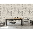 thumbnail image 4 of Beige Toile de Jouy Peel and Stick Wallpaper 10'L x 24''W, 4 of 4