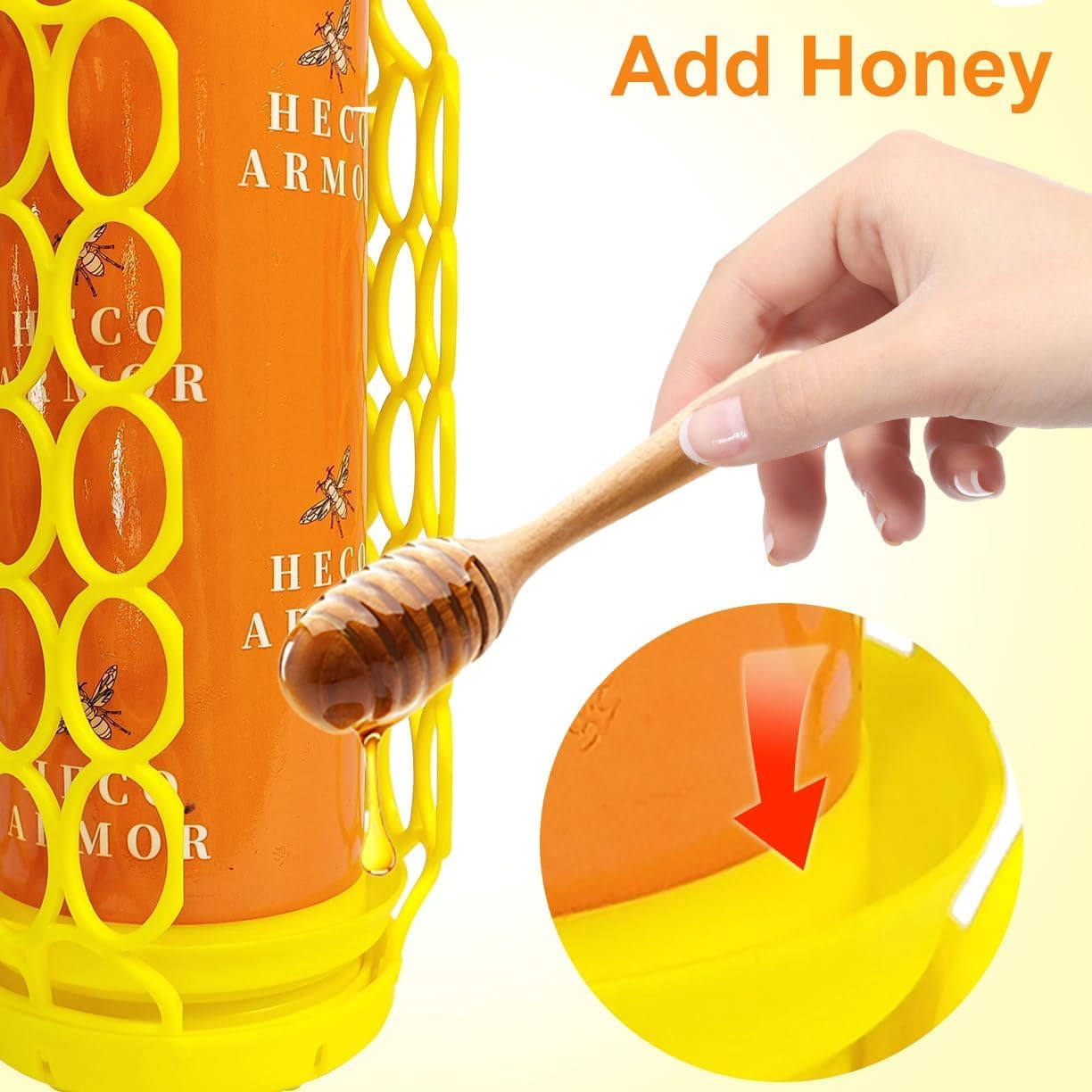 2-Pack Wasp Traps Outdoor Hanging - Carpenter Bee Traps with Super Sticky Paper Weatherproof Yellow Jacket Trap & Insect Bee Fly Gnats Catcher for Garden, Patio, Camping, Safe Non-Toxic