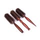 thumbnail image 1 of wonima11 3-in-1 Premium Brush Set for Women & Men: Natural Boar Bristle Round Hair Brush, Nylon Pin Styling Brush, Wooden Comb for Drying, Curling, and Styling Hair, 1 of 1