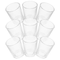 DINHEAROM Elegant Glass Shot Cups Small Glass 12pcs For Religious Ceremony