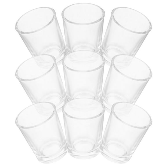 DINHEAROM Elegant Glass Shot Cups Small Glass 12pcs For Religious Ceremony