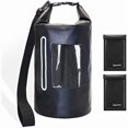 thumbnail image 1 of wonima02 Faraday Bags Military-Grade Shield Bag 15L, Waterproof Faraday Cage with 2Pcs Faraday Pouch, Signal Blocking Faraday Dry Bag, Anti-Tracking Faraday Bags, 1 of 1