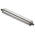 thumbnail image 1 of Uxcell Stainless Steel Gravity Conveyor Roller Transmission Galvanized End Silver 1.5"x10", 1 of 5