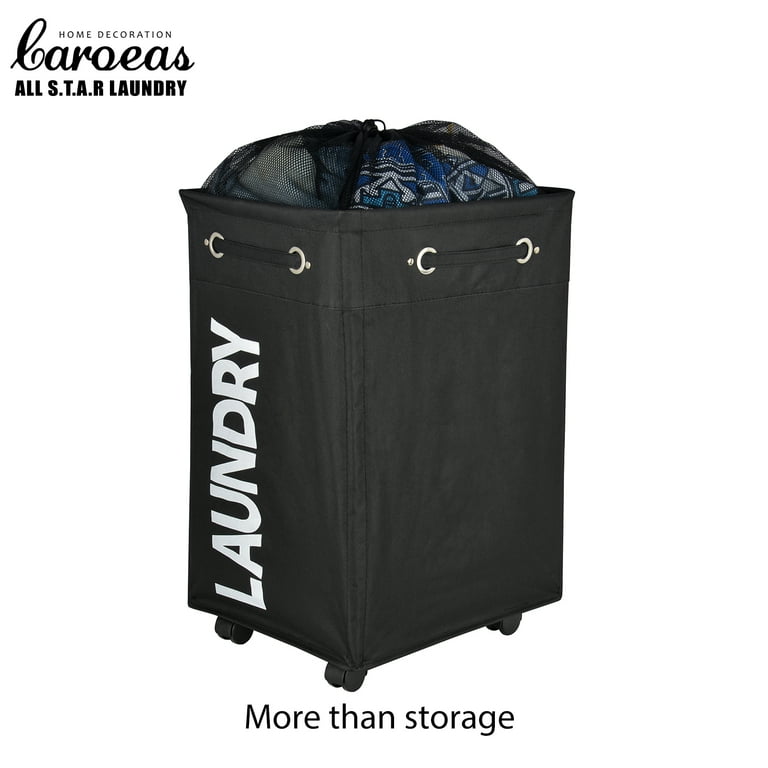 Caroeas 18.0-Inches Thicken Laundry Basket, Waterproof Large