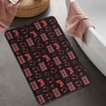 thumbnail image 2 of Red Controllers Games Icons Black Pattern Bathroom Rugs Mat,Non Slip Microfiber Bathroom Rug,Rubber Backing,Soft Bathroom Mats for Bathroom Floor,Tub and Shower,20x32in(50x80cm), 2 of 5