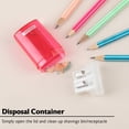 thumbnail image 5 of BAZIC Pencil Sharpener Dual Blades w/ Lid & Receptacle, Total 24-Count, 5 of 7