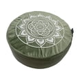 thumbnail image 2 of Cojín de meditación, almohada cómoda para el suelo, para el hogar, interior, exterior, del té Verde, 2 of 8