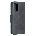 thumbnail image 2 of Galaxy S20 Ultra Case 6.9" Wallet, Allytech Premium PU Leather Full Protective Anti-scratch Folio Flip Kickstand Cards Holder Detachable Strap Case Cover for Samsung Galaxy S20 Ultra 5G,Black, 2 of 6