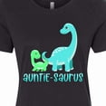 thumbnail image 4 of Inktastic Auntie-saurus Cute Brontosaurus Family Women's T-Shirt, 4 of 5