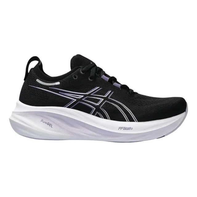 Tenis Asics Mujer Dama Running Gel Nimbus 26 Black Dusty Purple negro 4 MX